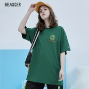 BEASTER T008 情侣款鬼脸印花短袖T恤