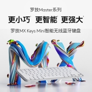 罗技（Logitech） MX Keys Mini时尚键盘 无线蓝牙办公超薄迷你键盘高端办公智能背光 石墨黑 商用版带Bolt USB接收器
