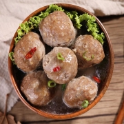 渔人百味 金枪鱼丸500g 海鲜丸子火锅食材关东煮烧烤麻辣烫串串香豆捞打边炉保 潮汕牛肉丸500克+潮汕牛筋丸500克