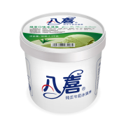 八喜 冰淇淋 绿茶口味 1100g*1桶 家庭装 桶装*3件+凑单品