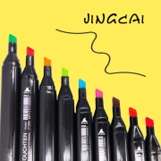 京彩Touch马克笔套装学生手绘设计绘画笔动漫用彩色双头水彩酒精油性记号笔彩笔 通用40色