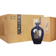 孔府家酒 52度浓香型山东白酒 彩陶 500ml*6瓶  整箱装 中秋节送礼