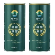 鹿小农 精酿原浆啤酒 1L*2罐