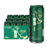 有券的上:雪花啤酒 Snowbeer 8度 晶粹 500ml*12听整箱装*3件