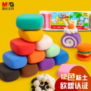 M&G 晨光 AKE03986 4D超轻粘土 12色 单袋装