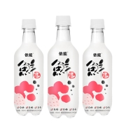 依能 鲜汽 苏打水汽水 气泡水饮料 无糖0脂肪 450ml*12瓶 樱花草莓味 爽口清新解腻
