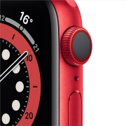 Apple Watch Series 6智能手表 GPS+蜂窝款 40毫米红色铝金属表壳 红色运动型表带 M06R3CH/A