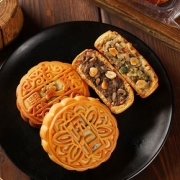 传统纯手工老式五仁饼500g