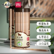 deli 得力 木之然系列 S908 六角杆铅笔 HB 50支装