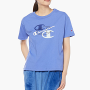 M码！Champion 冠军牌 Basic系列 女士天竺棉短袖T恤 CW-V332  直邮含税到手￥91.07