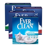 EverClean美国进口猫砂铂钻蓝红绿紫标无尘猫沙11.3kg除臭膨润土