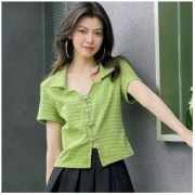 URBAN REVIVO 女士开襟衬衫 WV19R2BS2002