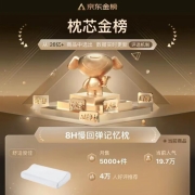 8H记忆绵枕  小米（MI）生态链 三曲线成人枕芯 慢回弹太空记忆绵枕头H1 白色