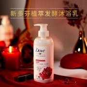 多芬沐浴露 红石榴植萃发酵甄选沐浴乳柔滑焕亮肌肤 清甜石榴香 500g