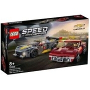 LEGO 乐高 Speed超级赛车系列 76903 雪佛兰 Corvette C8.R Race Car and 1968 Chevrolet Corvette