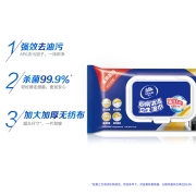 维达(Vinda) 湿巾/厨房湿巾 抽取式48片装 一片轻松去油污
