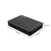 东芝(TOSHIBA) 4TB 游戏移动硬盘 Gaming系列 USB 3.2 Gen 1 2.5英寸 黑色 兼容Mac PlayStation Xbox One