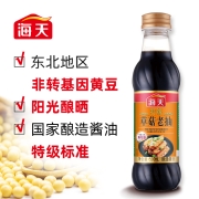 海天 酱油 特级草菇老抽 红烧酱油 500ml 中华老字号