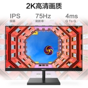 飞利浦（PHILIPS） 23.8英寸 2K高清 IPS技术 电脑显示器 75Hz 爱眼不闪屏可壁挂 245E1S/93