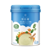 贝拉米 Bellamy's 婴幼儿有机辅食 宝宝水溶性二价铁易吸收 高铁米糊米粉 6个月以上 胡萝卜菠菜味250g