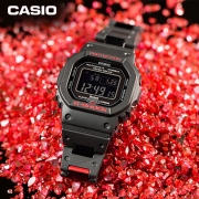 卡西欧（CASIO）手表 G-SHOCK系列 小方块多功能全自动高亮度LED照明手表 GW-B5600HR-1PR