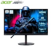 宏碁（Acer）XV282K 28英寸IPS 4K 144Hz电竞显示器HDMI2.1 G-SYNC XV282K标准版3848元 (需用券)