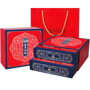 PLUS会员：DXC 稻香村 迎月纳福月饼礼盒 600g×4件105.76元包邮(双重优惠）