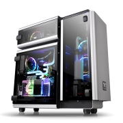 Tt（Thermaltake）Level 20 黑色 国际版 机箱水冷电脑主机（周年纪念款/全塔/4面钢化玻璃/E-ATX主板）