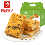 京东极速版: 良品铺子 肉松海苔吐司 520g /1箱*2件