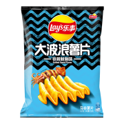 再降价、限地区：乐事（Lay's）休闲零食 大波浪薯片铁板鱿鱼味  135克*3件