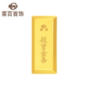 菜百首饰 黄金9999 梯形投资金条 支持回购 20g