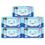 88VIP：洁柔 湿厕纸家庭实惠装湿巾 40片X5包*4件