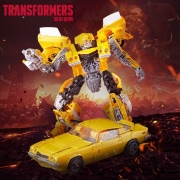 变形金刚(Transformers) 儿童男孩玩具车模型机器人手办礼物 经典电影加强级 SS15大黄蜂和查莉F1282