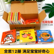宝宝早教书系列 宝宝的奇妙洞洞书 儿童书籍0-1-2-3岁 宝宝启蒙认知翻翻看图书 幼儿启蒙看图识物卡片婴儿早教书籍 正版