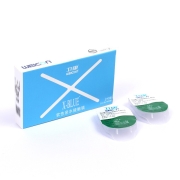 卫康 X-blue 高清高度数 透明近视隐形眼镜 半年抛2片装 100度