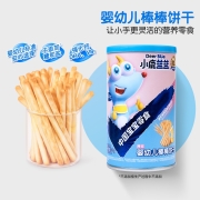 小鹿蓝蓝_棒棒饼干宝宝零食婴幼儿饼干10个月进口乳粉口味清淡 原味x1