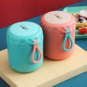 好管家 焖烧杯迷你 食品级PP内胆款绿色（+汤勺） 380ml