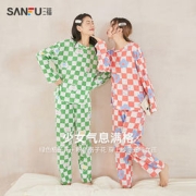 三福 2022秋季新款 女式满版可爱印花家居服套装 多色