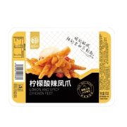 华味亨 柠檬酸辣凤爪200g 鸡爪子小吃办公休闲零食品有骨凤爪 2件5 折