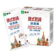 PLUS会员：蒙牛俄式奶纯冰淇淋75g×6支*8件