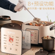 苏泊尔（SUPOR）电炖锅 电炖盅 煲汤锅炖汤锅 紫陶炖锅 一锅五胆隔水炖 酒酿养生锅 DZ25YC868 2.5L