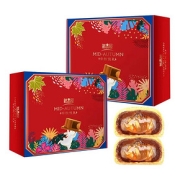 可签到【鲜品屋】流心月饼6饼500g礼盒装