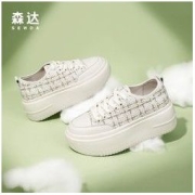 SENDA 森达 2022春季新款韩版青春潮流厚底户外舒适女休闲鞋ZT106AM2