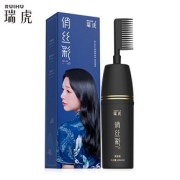 瑞虎俏丝彩染发剂植物一梳黑