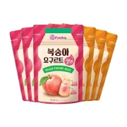 临期品：可粒 爆浆夹心 果汁软糖 酸奶/蜜桃味 50g*6袋
