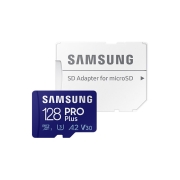 三星（SAMSUNG）128GB TF（MicroSD）存储卡Pro Plus U3 V30读160MB/s写120MB/s高速游戏机平板电脑内存卡