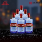 永丰牌 北京二锅头 国际版大师酿系列蓝瓶永丰小方瓶  清香型 白酒 42度 500ml*6瓶 整箱装中秋节送礼