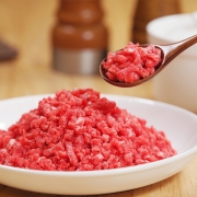 祁连牧歌 国产牛肉馅320g/袋 国产牛肉 肩肉部位 牛肉末 开袋免洗 饺子馅馄饨馅汉堡饼 肉丸 冷冻牛肉