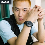 卡西欧（CASIO）手表 G-SHOCK YOUTH系列 防震防水双显薄款运动男士手表 GA-2100-1A
