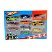 风火轮(HOT WHEELS) 小车男孩赛车汽车模型套装-火辣交通系列十辆装（混装版随机发货）54886